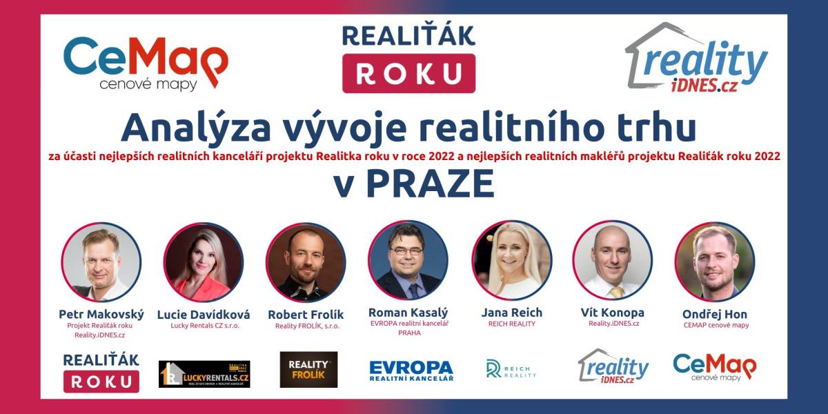 Analýza vývoje realitního trhu v PRAZE s TOP realitními makléři a kancelářemi projektu