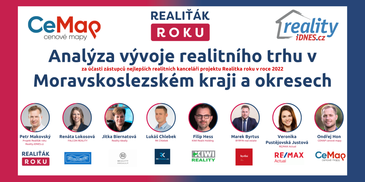 Analýza vývoje realitního trhu v Moravskoslezkém kraji za účasti nejlepších realitních kanceláří