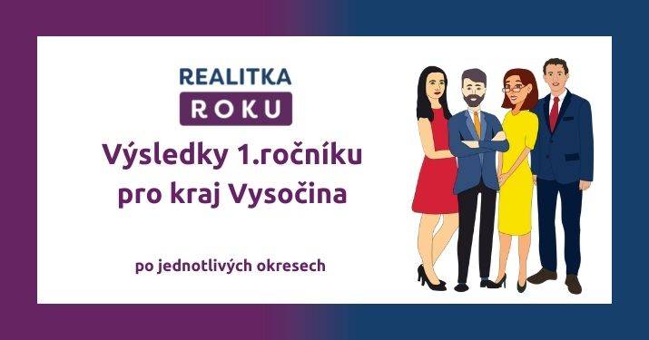 Nejlepší realitní pobočky v kraji Vysočina