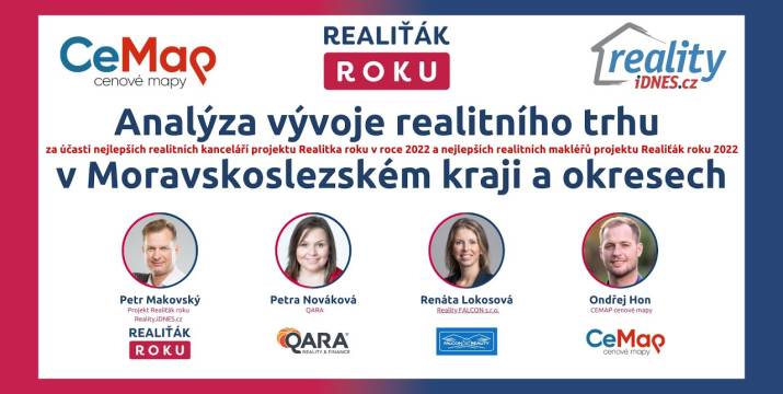 Analýza vývoje realitního trhu v Moravskoslezském kraji s TOP realitními makléři a kancelářemi