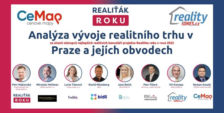 Analýza vývoje realitního trhu v Praze 1 - 5 za účasti nejlepších realitních kanceláří