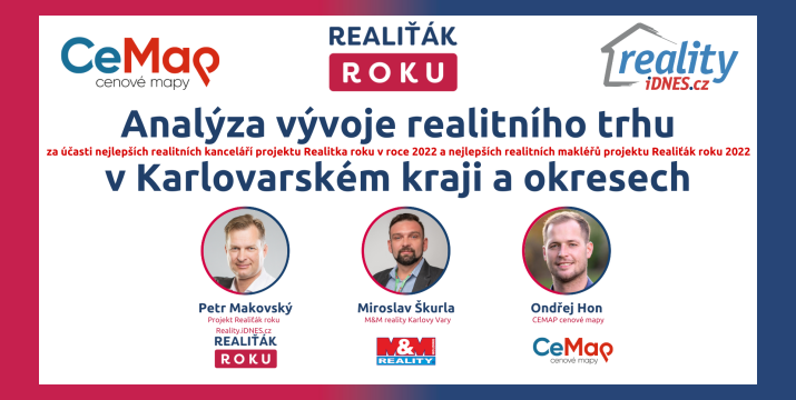 Analýza vývoje realitního trhu v Karlovarském kraji s TOP realitními makléři a kancelářemi projektu