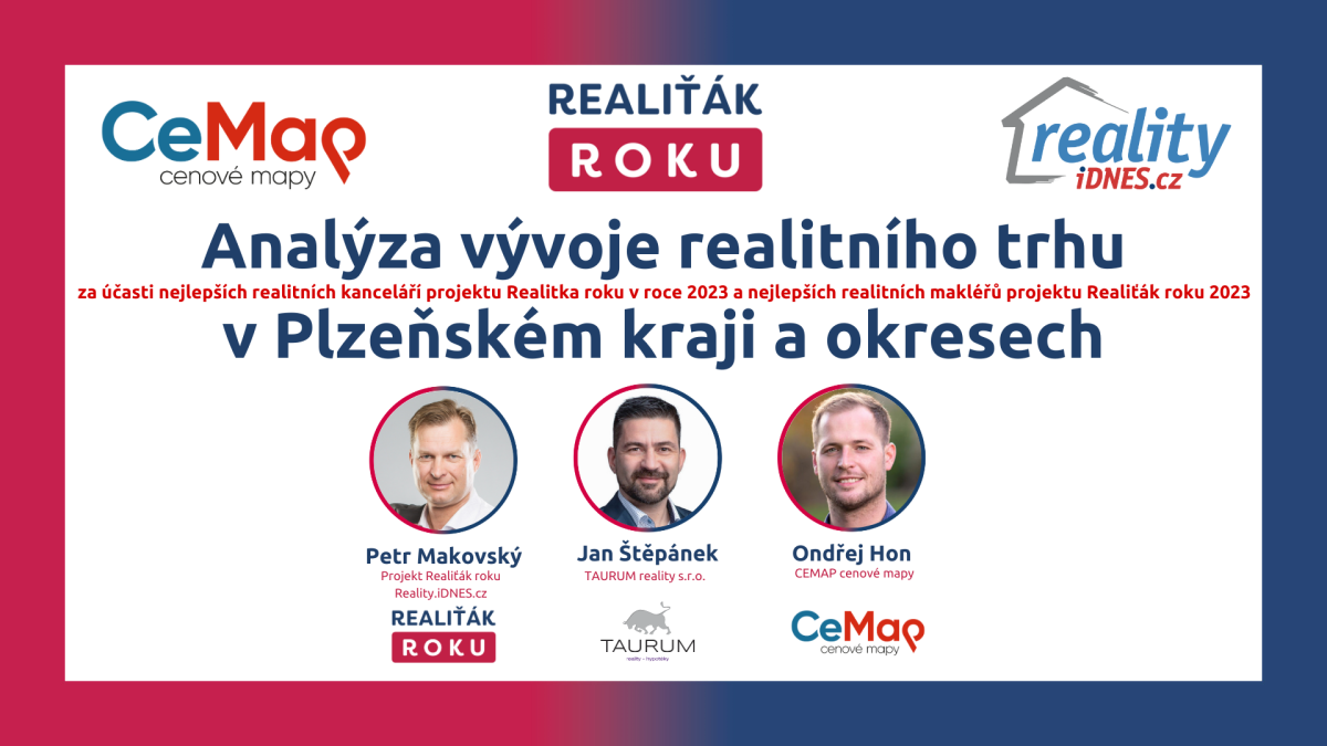Analýza vývoje realitního trhu v Plzeňském kraji - duben 2024